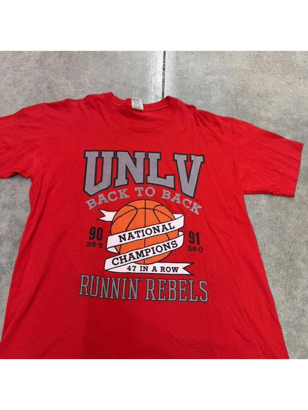 vintage university of nevada las vegas collegiate made in usa shirt size large - Picture 2 of 4